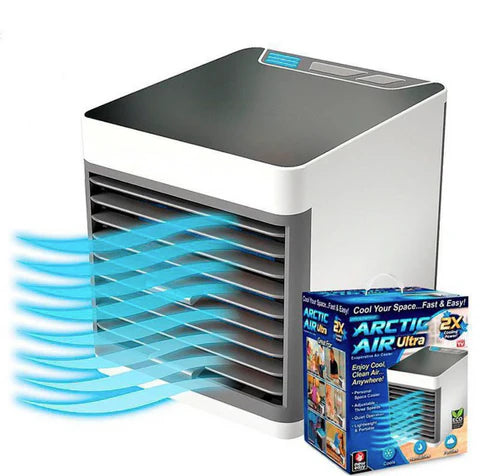 ❄💨Mini Aire Acondicionado Portátil con Purificador y Luz LED 🌟